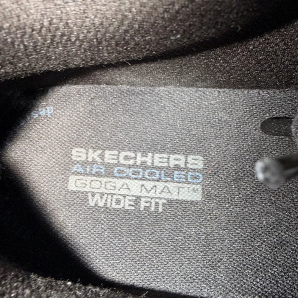 Skechers GoTrail Altitude Mens 12 Wide Fit‎ Water Repellent Hiking Shoes Black